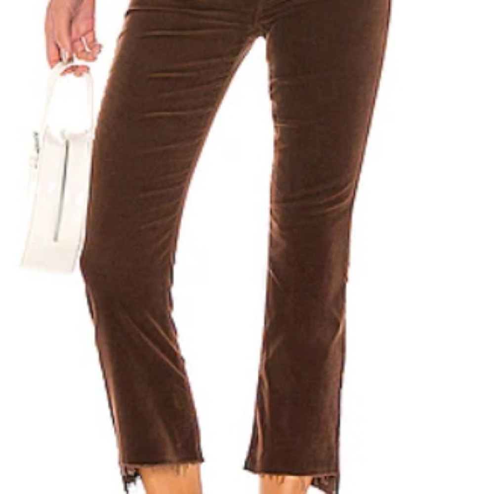 MOTHER Chocolate Brown Trousers